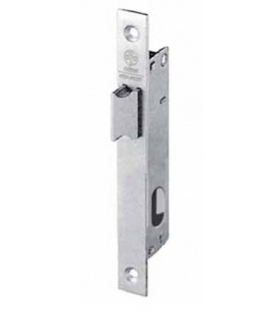 Serratura verticale Mini da infilare per porte in alluminio 912 Assa Abloy solo scrocco reversibile