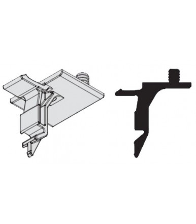 CaimiExport anchor dowel f. lower rail for sliding door