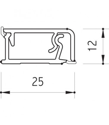 Volpato plateau couverts pour tiroir de 45 cm 32/72.N45GR