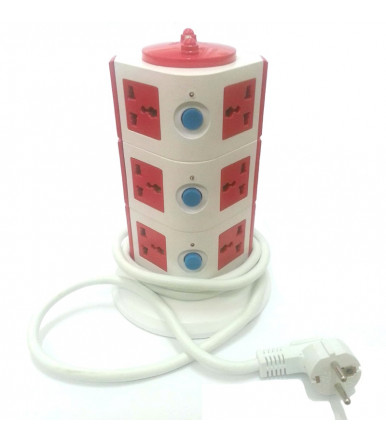 Tower Multipurpose with 12 Multifunctional Cable and Schuko Plug