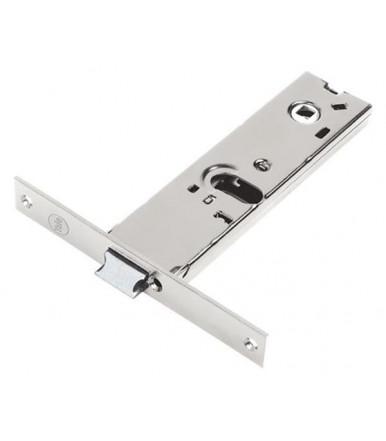 Assa Abloy Lock Silver Basic for aluminum doors with narrow band