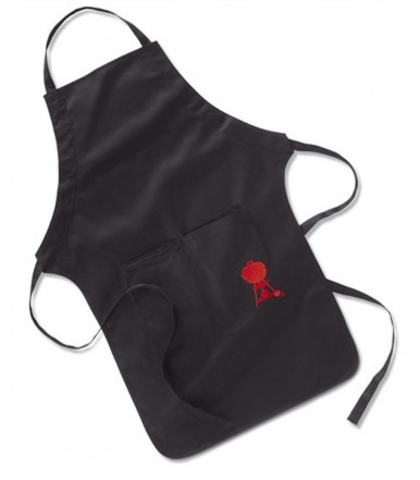 Weber black adjustable apron