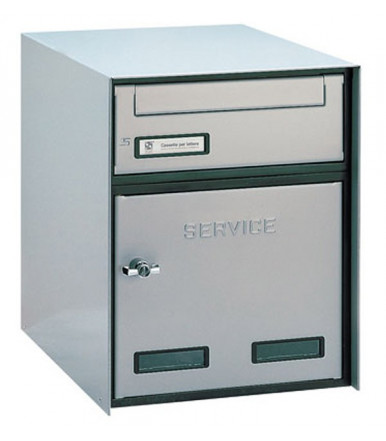 Silmec single flush-mounted letterbox