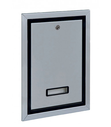 Silmec letterbox door to be mounted through an external wall