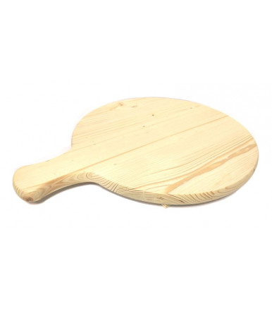 Serving chopping board in fir wood Abruzzo handicraft
