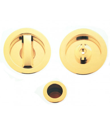 art. 2074CS Round handle kit with adjustable low knob and lock for sliding door