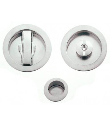 art. K1CS Round handle kit with adjustable low knob and lock for sliding door