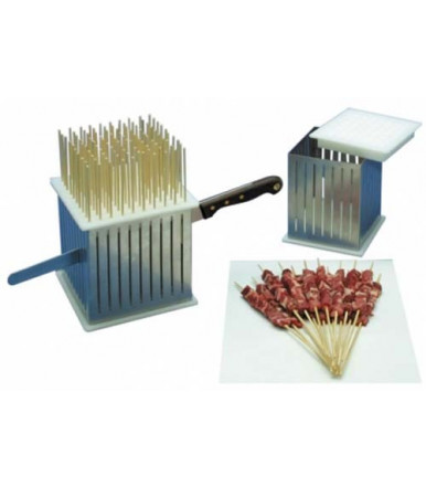 Cube Acier inoxydable pour brochettes-arrosticini Mod. K 100