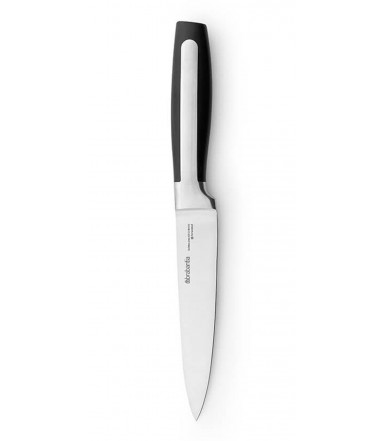 Brabantia - Profile Line Cuchillo para carne 30 cm Hola larga y extremo en punta