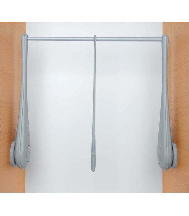 Penderie relevable dans l’armoire Servetto ONLY avec dispositif d'inclinaison cm 73-119