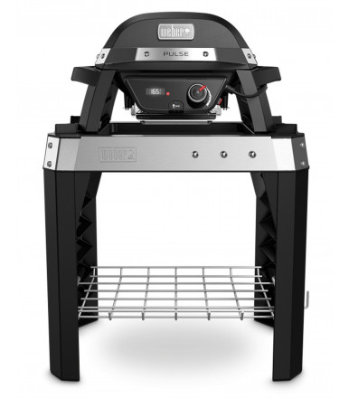 Weber Elektrogrill Pulse 1000 Schwarz mit Stand