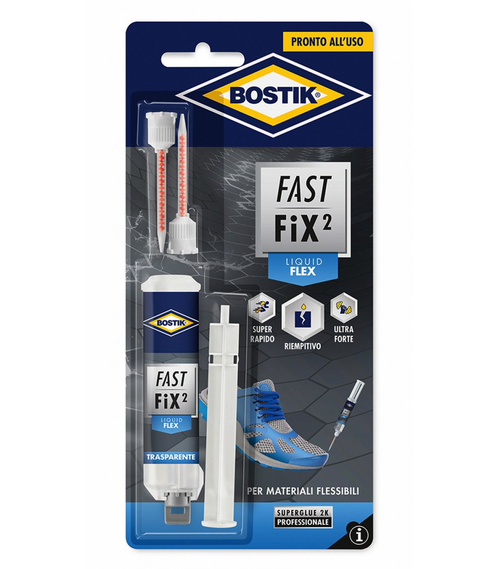 Bostik Fast Fix² Liquid Flex bicomponent repair adhesive, filler