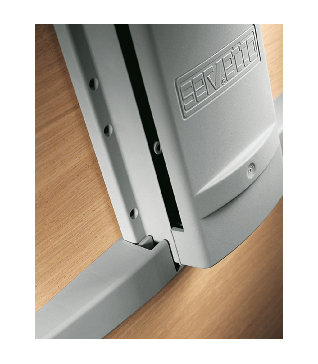 Servetto 3000 grigio alluminio per armadio • Maniglie Design