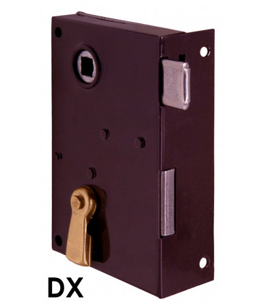 Dierre DOUBLE-bitted rim lock for armored doors inlet 70 mm