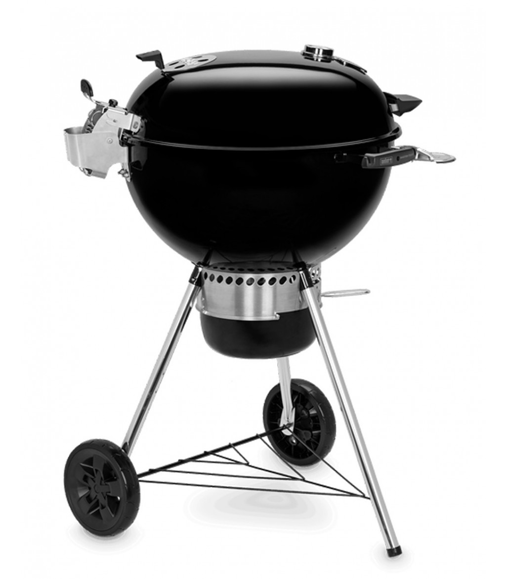 niezen Ongeschikt herberg Coal-burning barbecue Weber Master-Touch GBS Premium E-5775 Ø 57 cm Black  with smoker