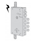 Cisa 15515 Revolution Zylinder-Schloss für Panzertüren mit Zahngestänge-Mechanismus