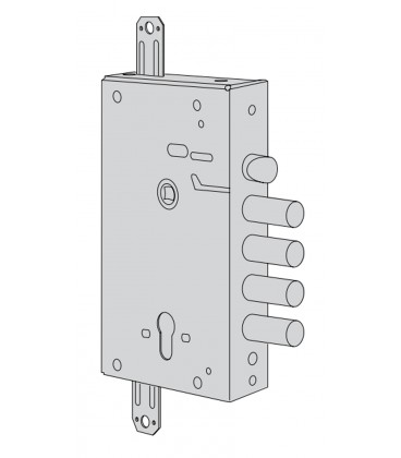 Cisa 56515 Revolution Serrure à appliquer avec mécanisme à crémaillère pour porte blindée