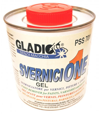 Gel paint remover for paint, varnish and adhesive SVERNICI-ONE