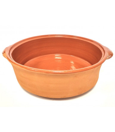 Cocotte en terre cuite avec couvercle 3,5 L 28,5 x 16 x 27 cm (2 Unités) -  NAcloset