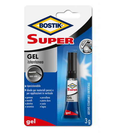 Bostik Super Gel Adhesivo instantáneo universal 3 gr