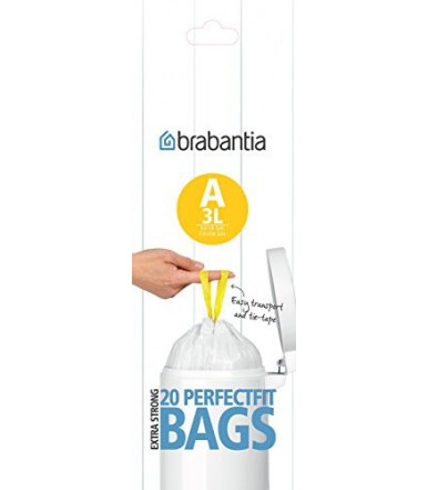Brabantia Bin Liner A 20 bags roll 3 liters
