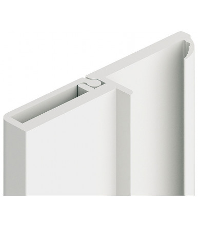 Profilo di battuta in PVC elastico con aletta per armadio da 2.75 mt art.239