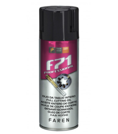 Olio spray intero per taglio metallo F71 Art.971003 Faren