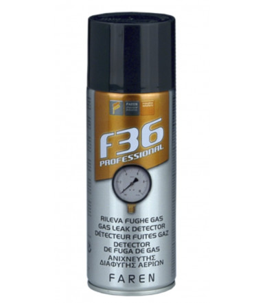 Faren Art.1AE400 F36 spray-foam detects gas leaks