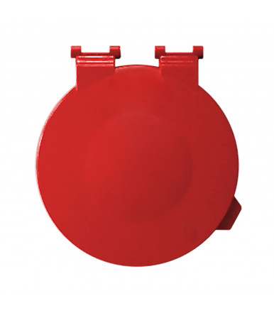 Lid red varnished for trolley "X" bag holder