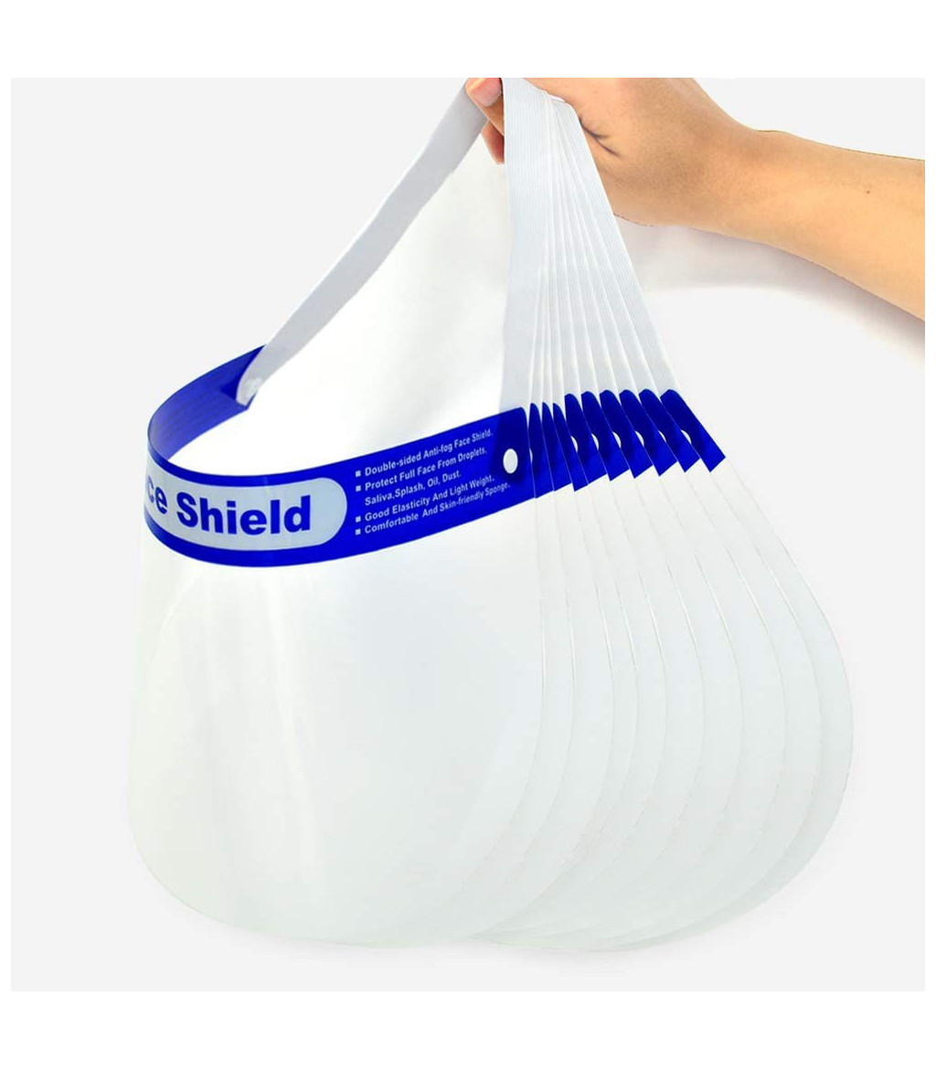 Anti-Fog Reusable Anti-Saliva Plastic Visors Safety Face Shield FREE SHIPPING 