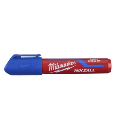 Pennarello indelebile punta larga blu Milwaukee