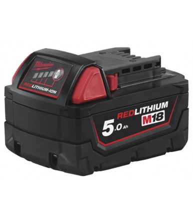 Batteria da 18V 5.0 Ah Milwaukee REDLITHIUM M18B5