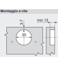 Cerniera Clip Top Blumotion 110°  Blum 