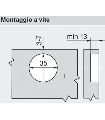 Cerniera Clip Top Blumotion 110°  Blum 