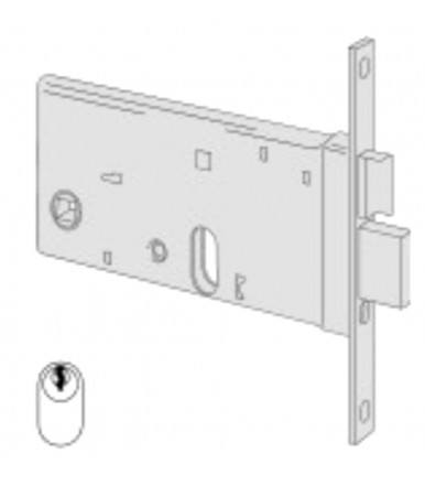 Cisa D5210 door closer with sled arm