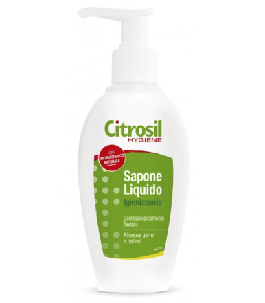 Sapone liquido igienizzante, antibatterico agli agrumi 250 ml Citrosil