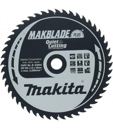 Lama Makita B-33504 per LEGNO da 300 foro 30mm 48 denti