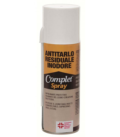 Fungicida protector impregnante anti carcoma, inodoro, incoloro Complet Spray