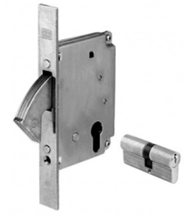 hook lock reentrant AGB B00858 with cylinder for metal section