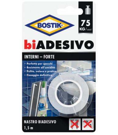 Bostik Doppelklebstoff für Innenräume TAPE 1,5 m in Blister