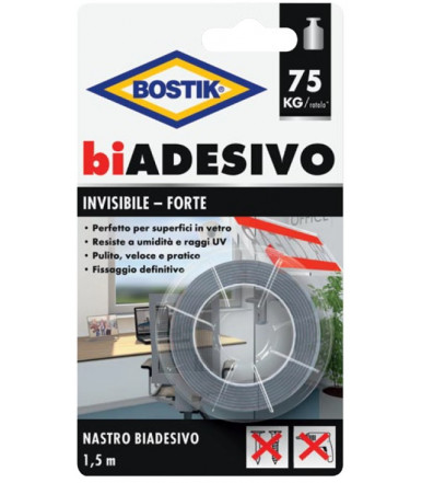 Bostik biADESIVO Invisibile Tape de 1,5 m en blister