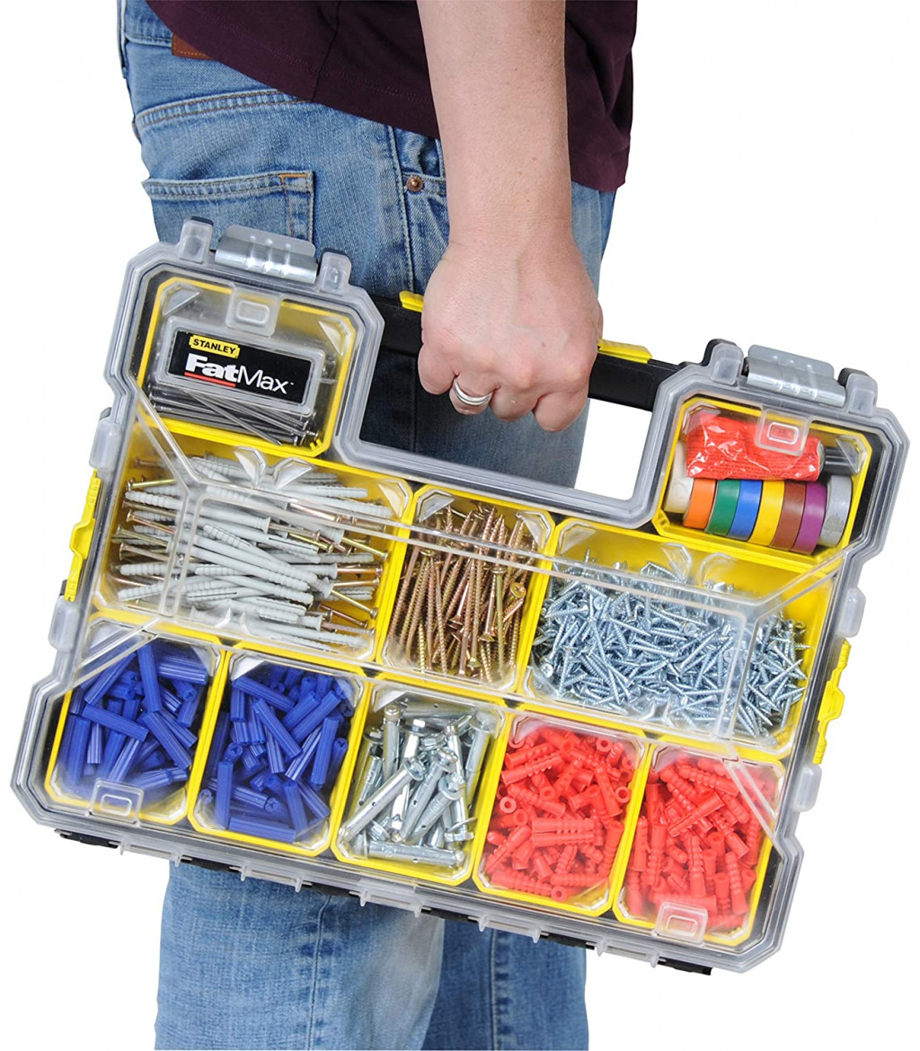 25-Compartment Shallow Pro Small Parts Organizer