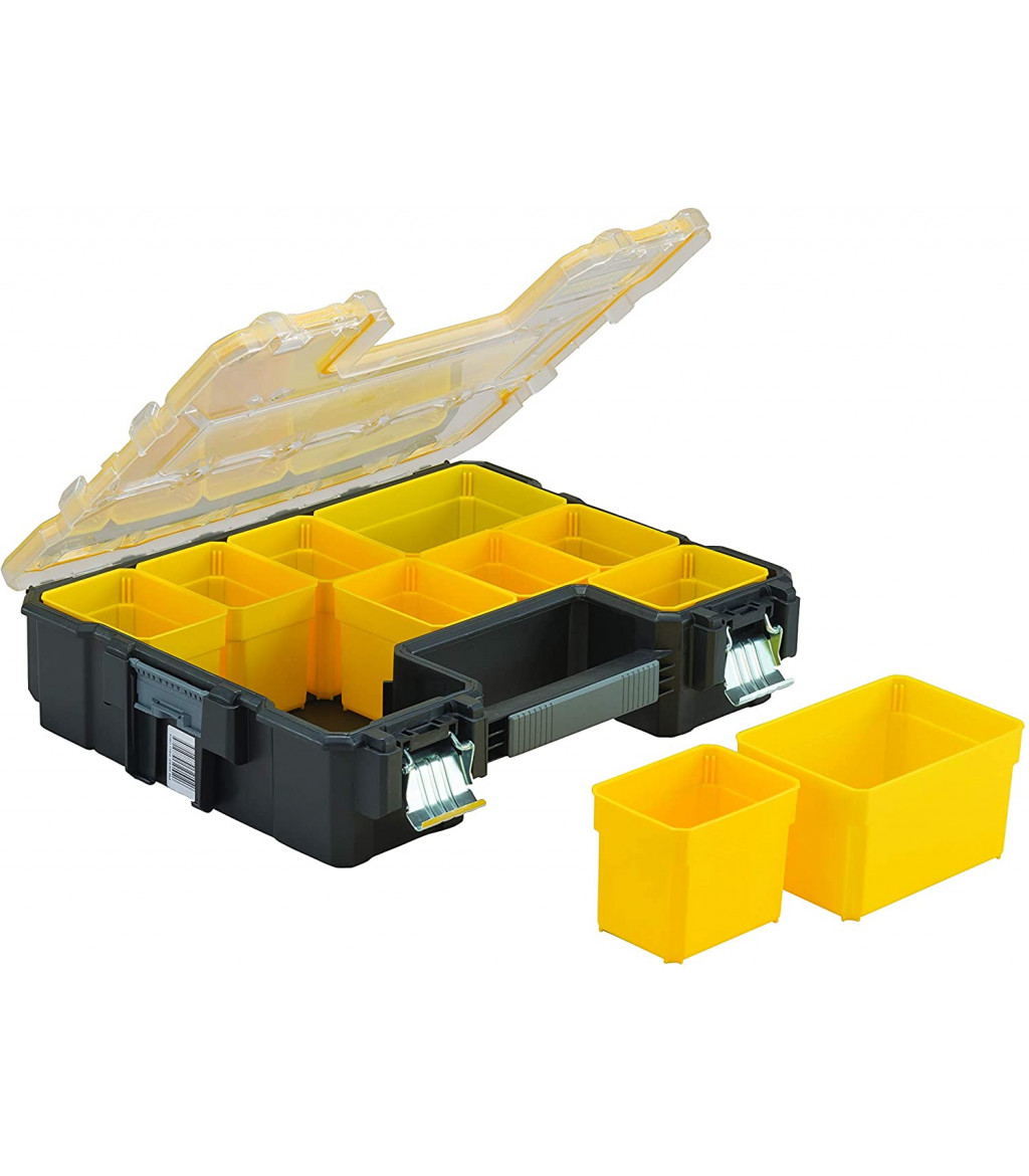 Organizador de cajón alto para piezas pequeñas con 10 compartimentos,  FATMAX Stanley 1-95-518