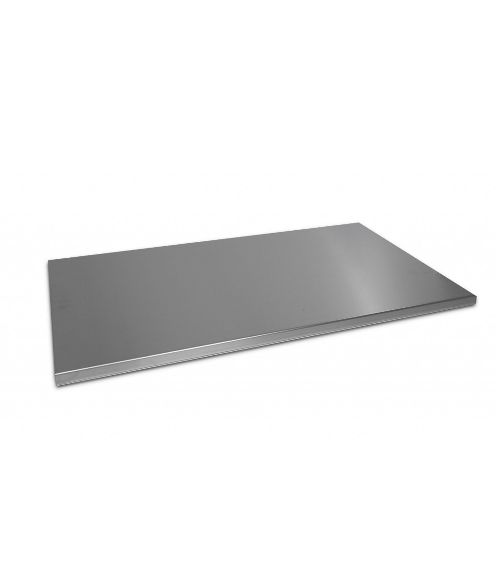 Gi.Metal - Multi-purpose stainless steel pastry board / cutting board  (SPIANA5050) - 49x47cm