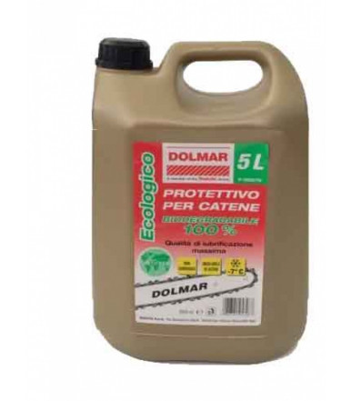 Lubrifiant protecteur pour chaîne, écologique, biodégradable Dolmar 5 litre