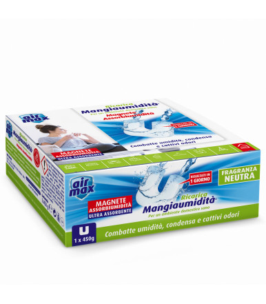 Lengüeta magnética absorbente de humedad 450g Air Max ® Moisture Eaters, fragancia neutra