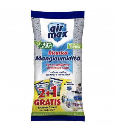 copy of Recarga de sales absorbentes Air MAx ® 1,35 kg neutro para kit absorbente de humedad ambiental