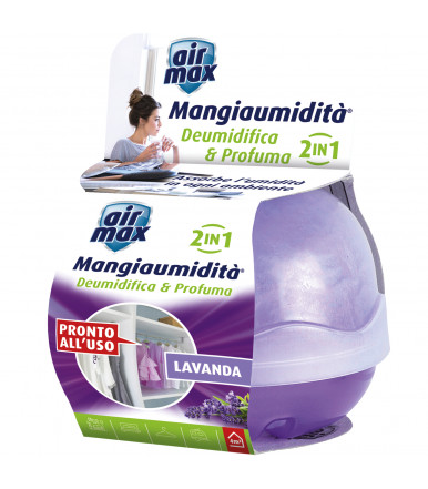 Air MAx ® Come humedad, deshumidifica y huele 40 gr de lavanda