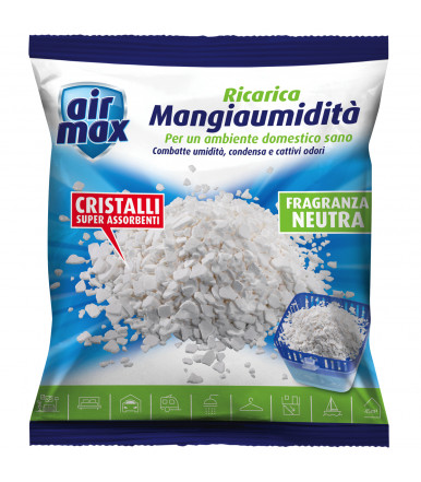 Recharge Air MAx ® sels absorbants 450 gr neutre pour kit d'absorption d'humidité ambiante