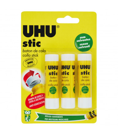 UHU Stic glue stick 3x21 g in a tube
